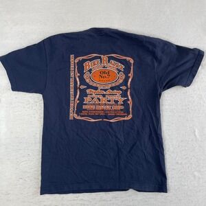 Vintage Bike Rally T-Shirt Mens XL Navy Blue‎ Myrtle Beach 2000 Graphic Tee